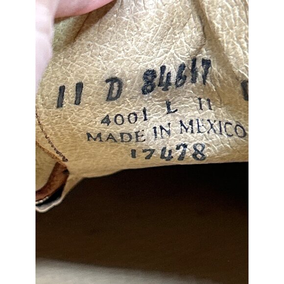 Vintage Frye Mens Brown Leather Oxford Dress Shoes Size 11D - Picture 8 of 10